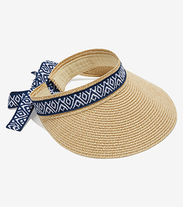 Straw visors discount